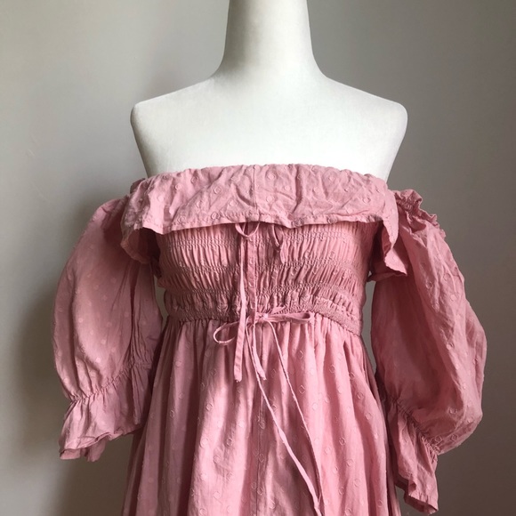 Shirred Midi Dress - Picture 5 of 10